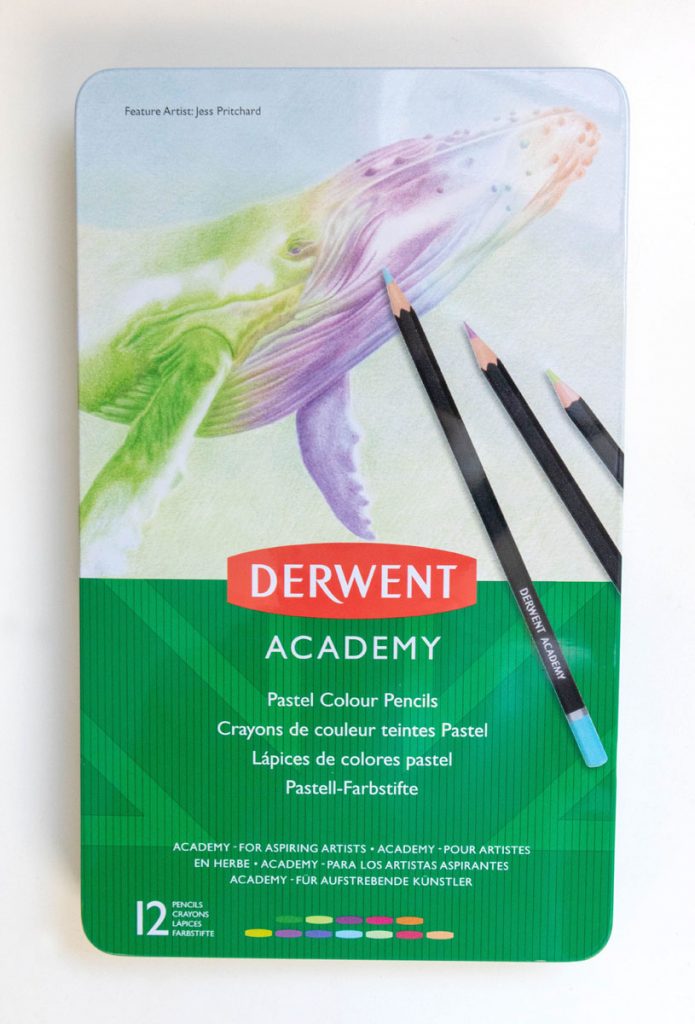Artist's Pencils, Colouring Pencils, Derwent UK, Pastel Pencils 12 Tin