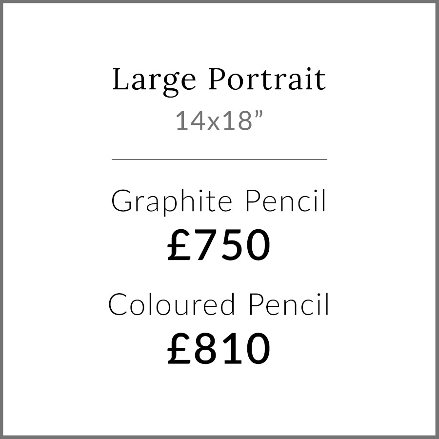 Large Portrait: £750/£810