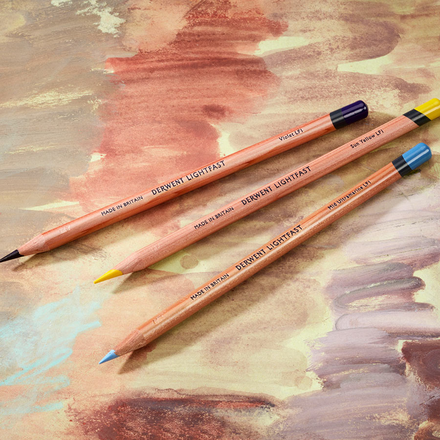 Photo of Derwent Lightfast pencils, just some of the equipment that Jess Pritchard uses
