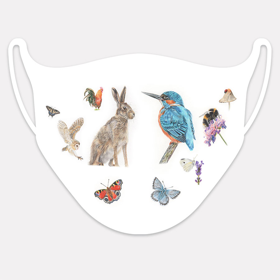 Face mask - Preview image  British Wildlife Art