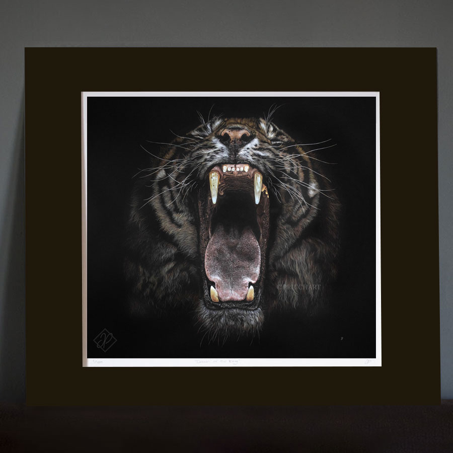 Hear Me Roar Print - Preview image  British Wildlife Art