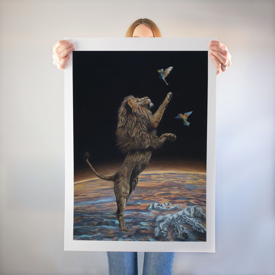 Wildlife Art - Leonis Print